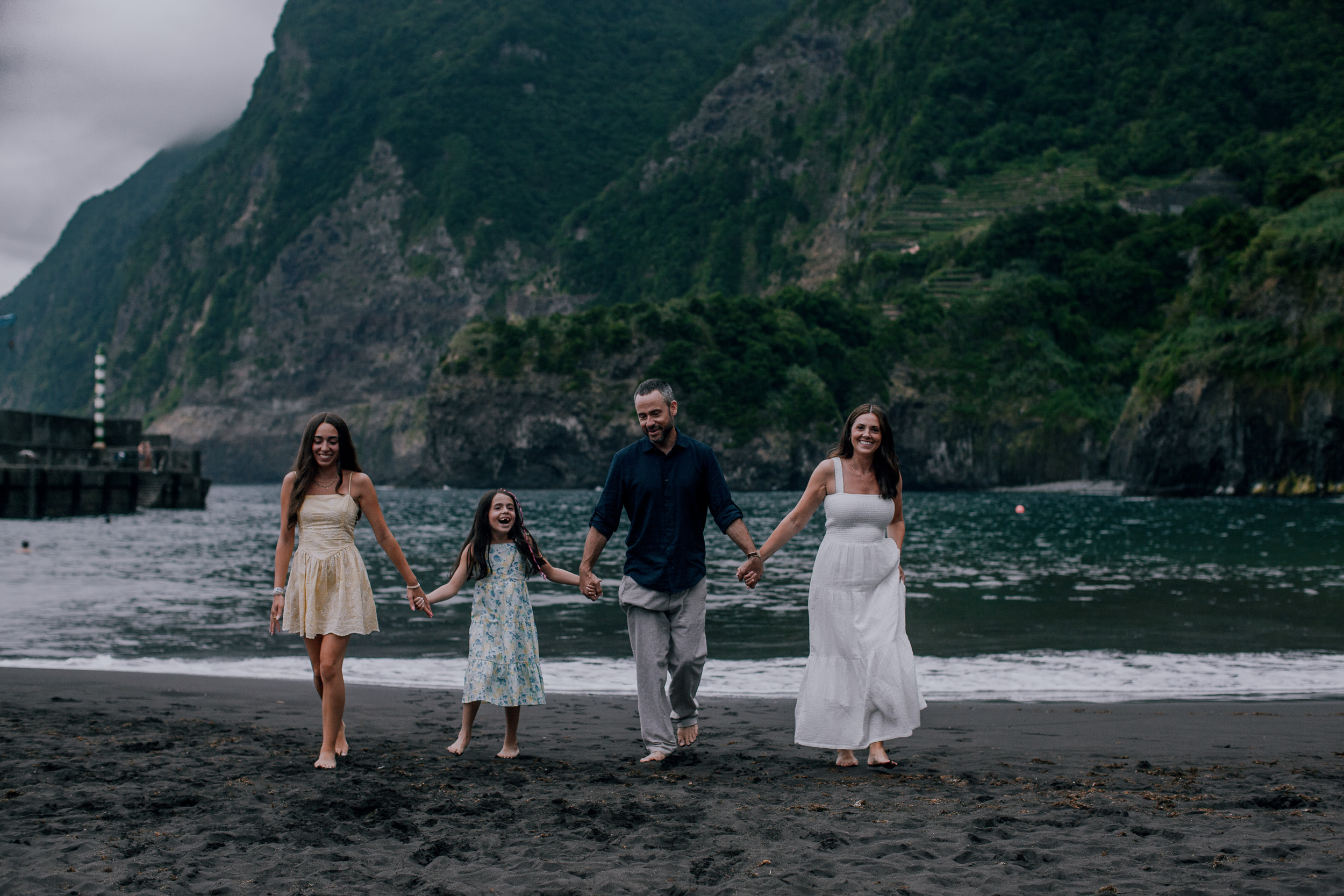 Jason's Family. An Evening at Seixal Beach, August 2026