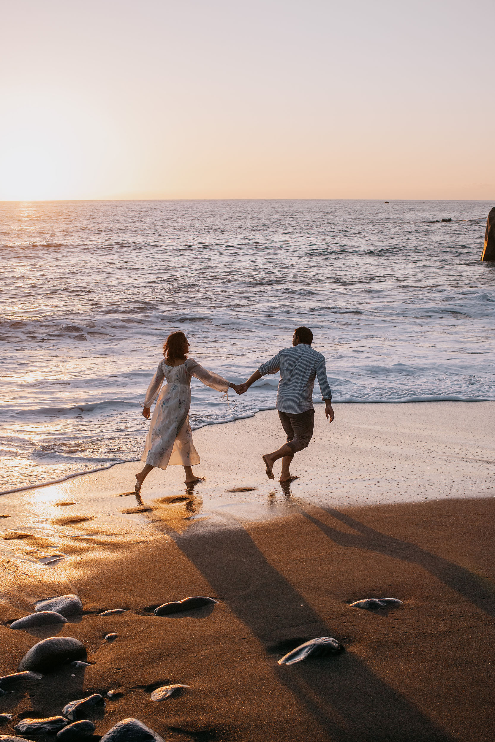 Engagement Photography at Praia Formosa, Funchal, Madeira. December 2025