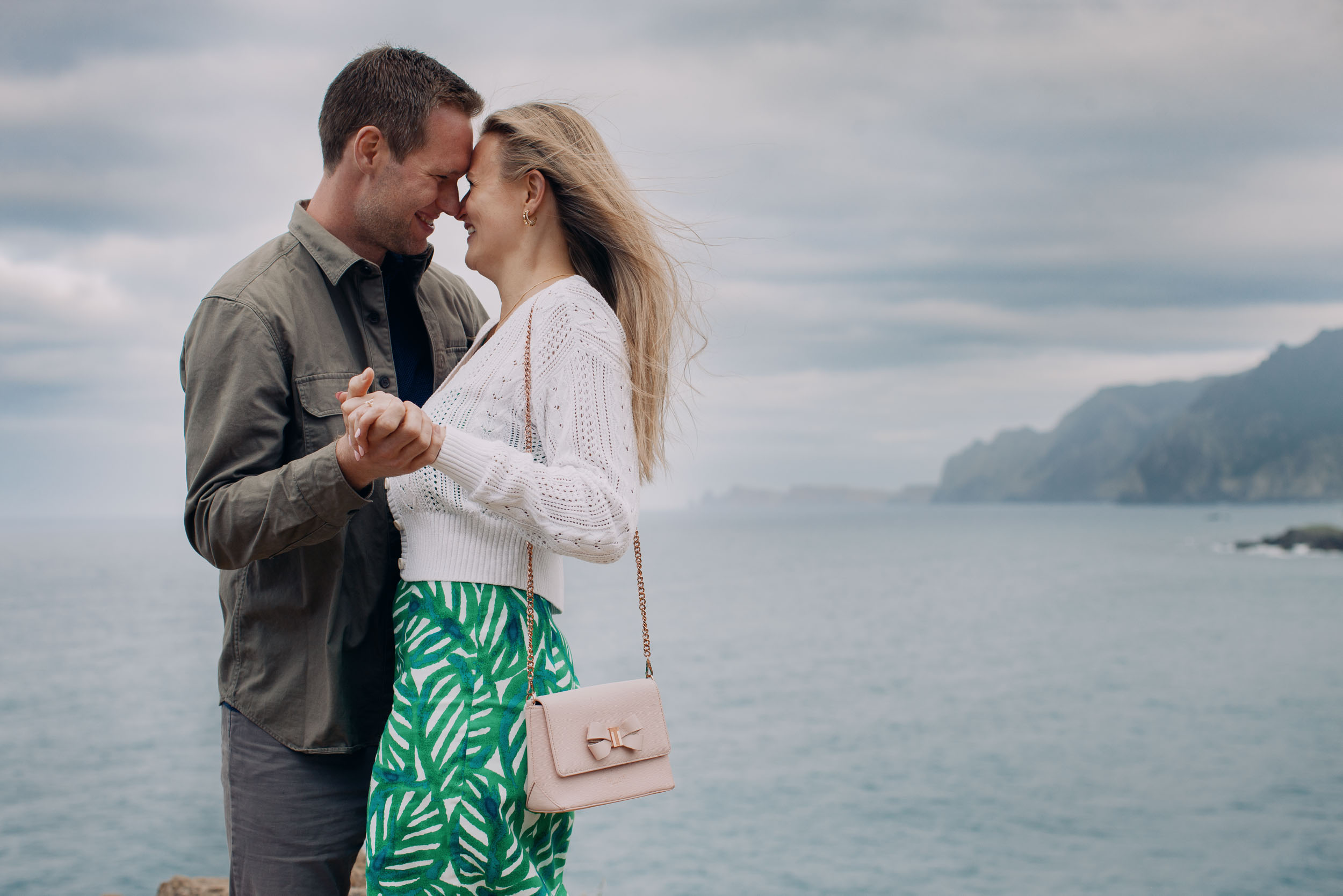 Proposal photography at Miradouro do Guindaste, Funchal, Madeira