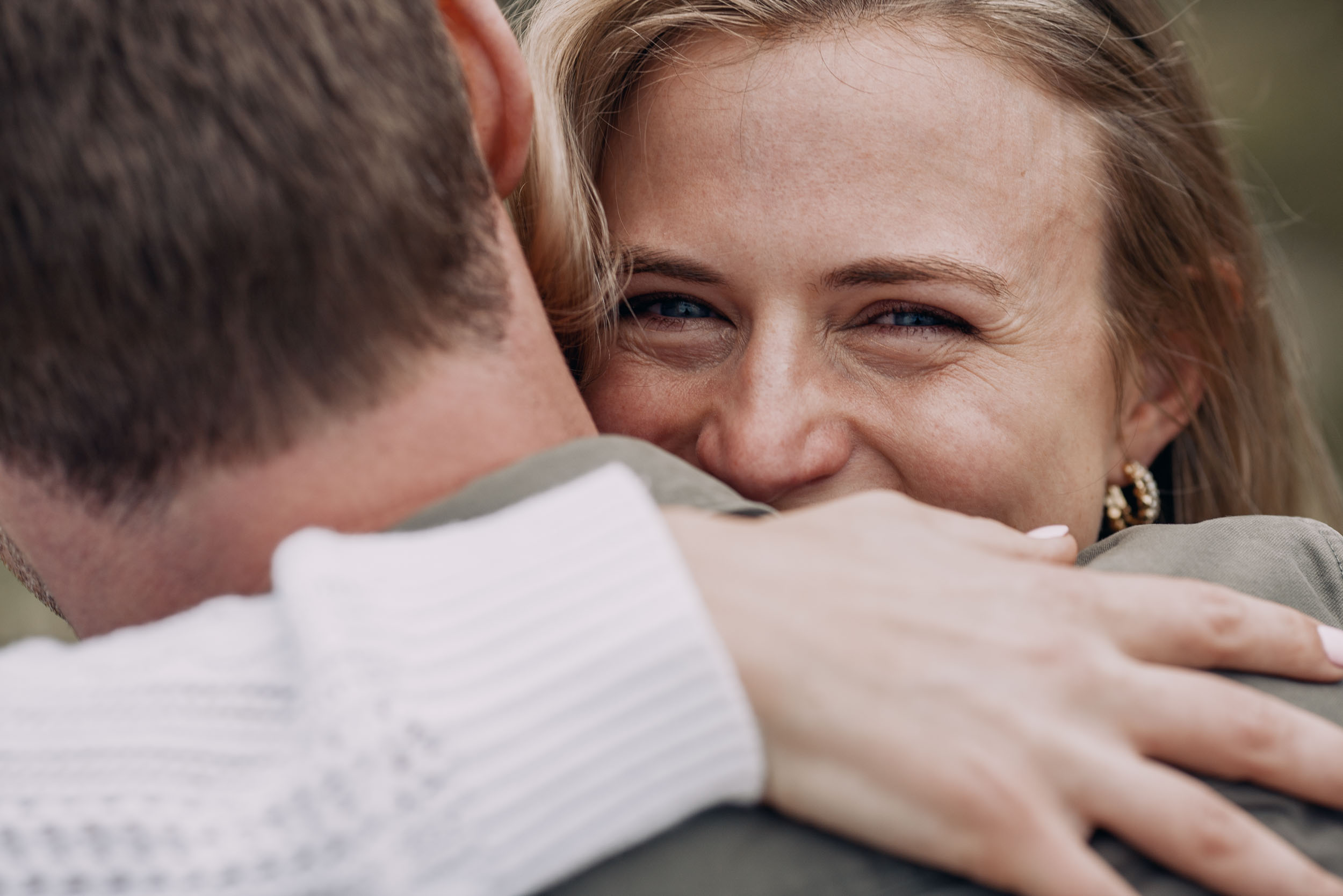 Newly engaged couple at Miradouro do Guindaste, Funchal, Madeira