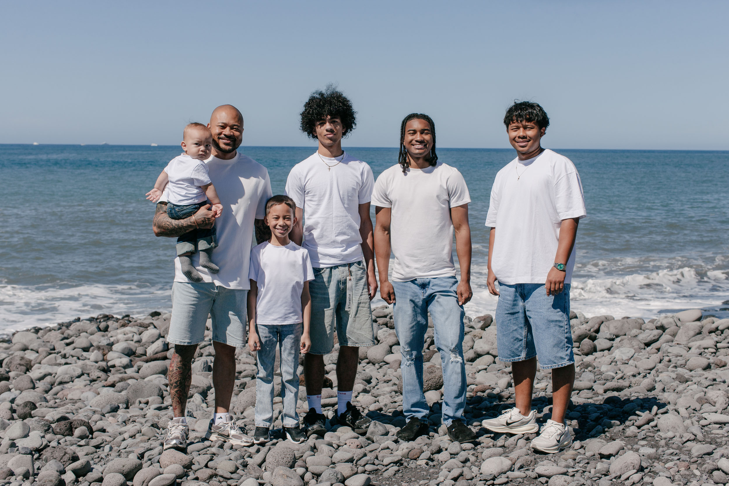 Family Photography at Praia Formosa, Funchal, Madeira