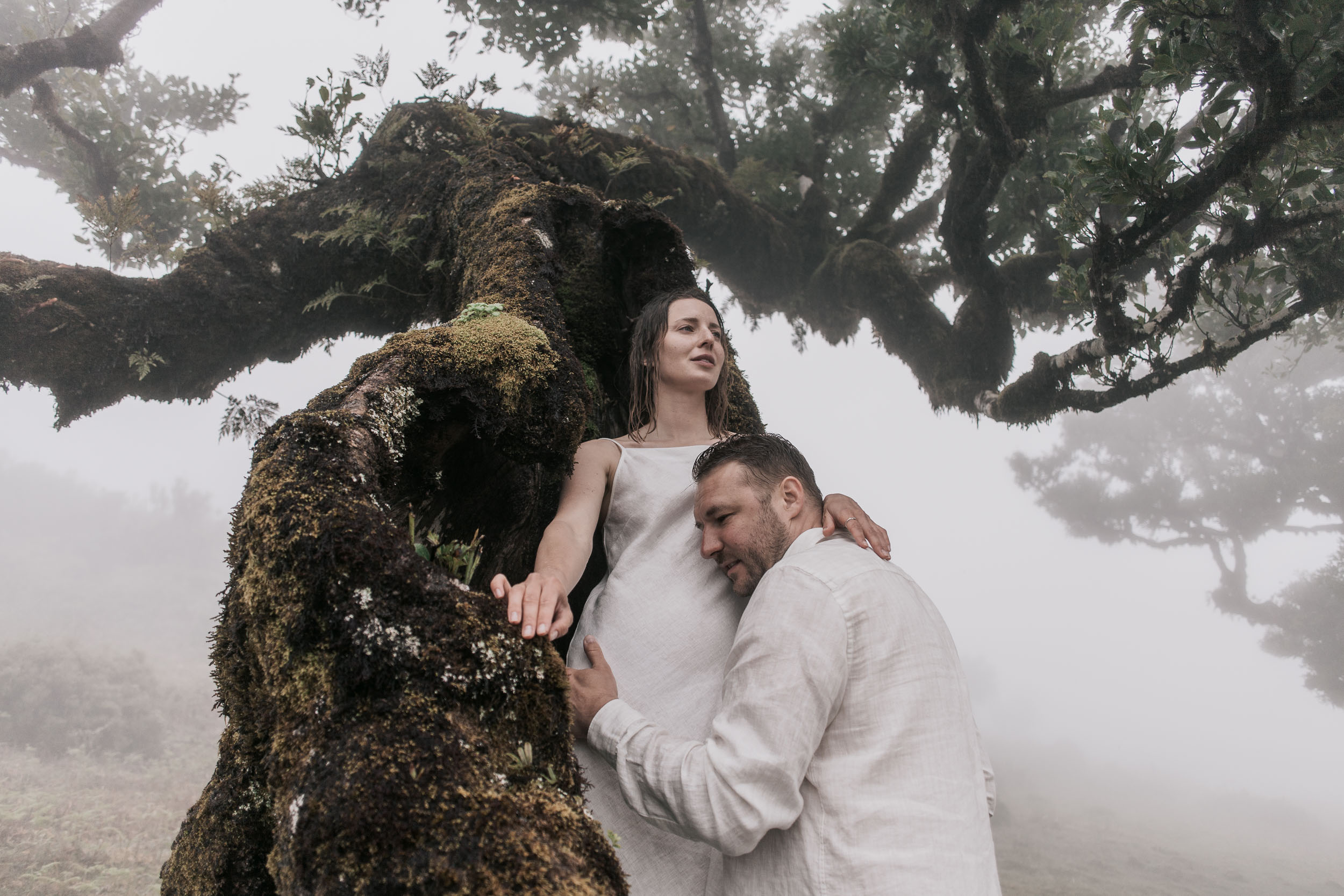 Slava & Anastasia at Fanal Forest and Seixal Beach
